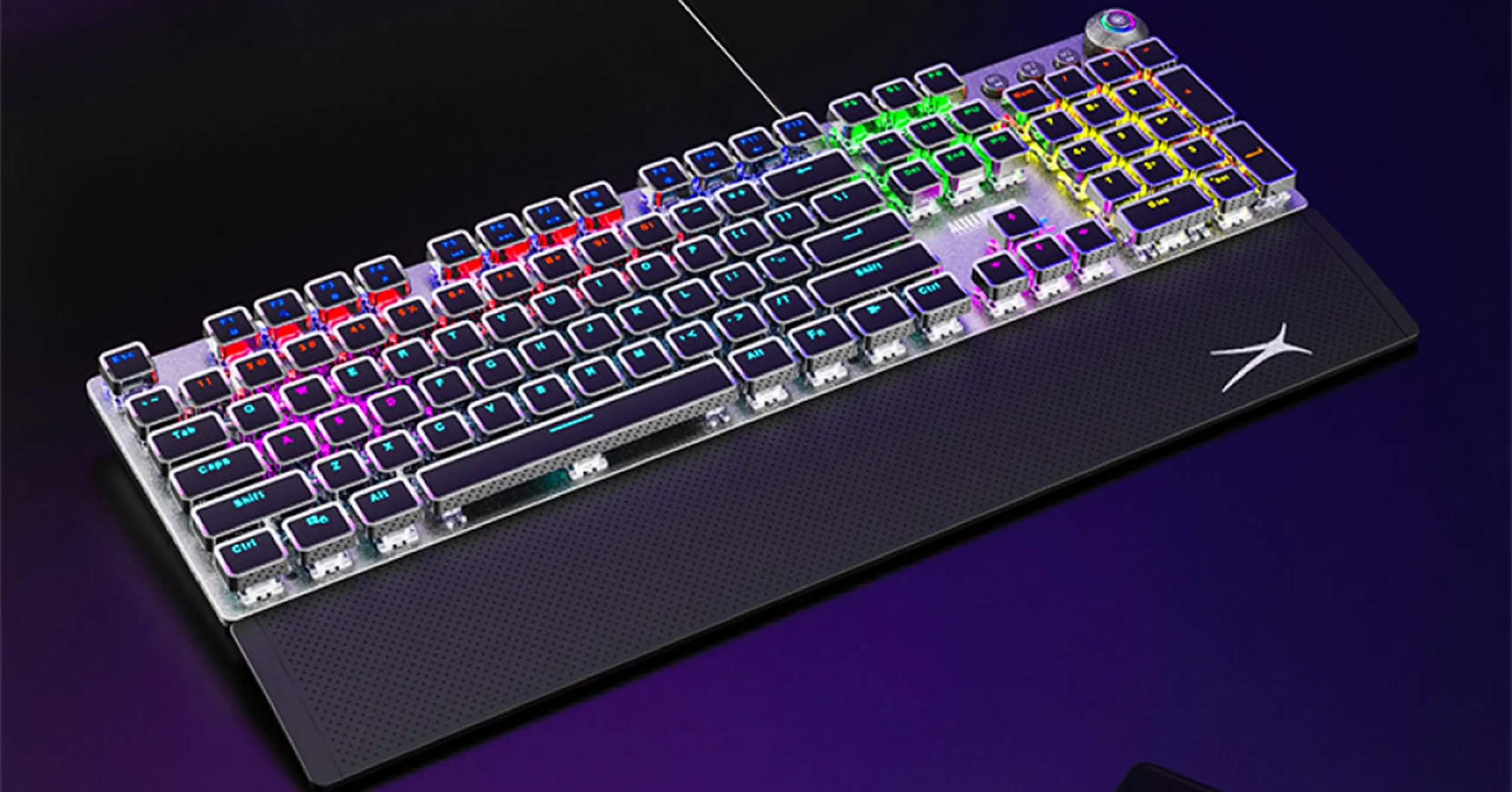 Altec Lansing ALGK8614 - Mechanical Gaming Keyboards Wired for Gamers in Ergonomic design with Customizable RGB lighting effects versatile gaming keyboard Plug and play