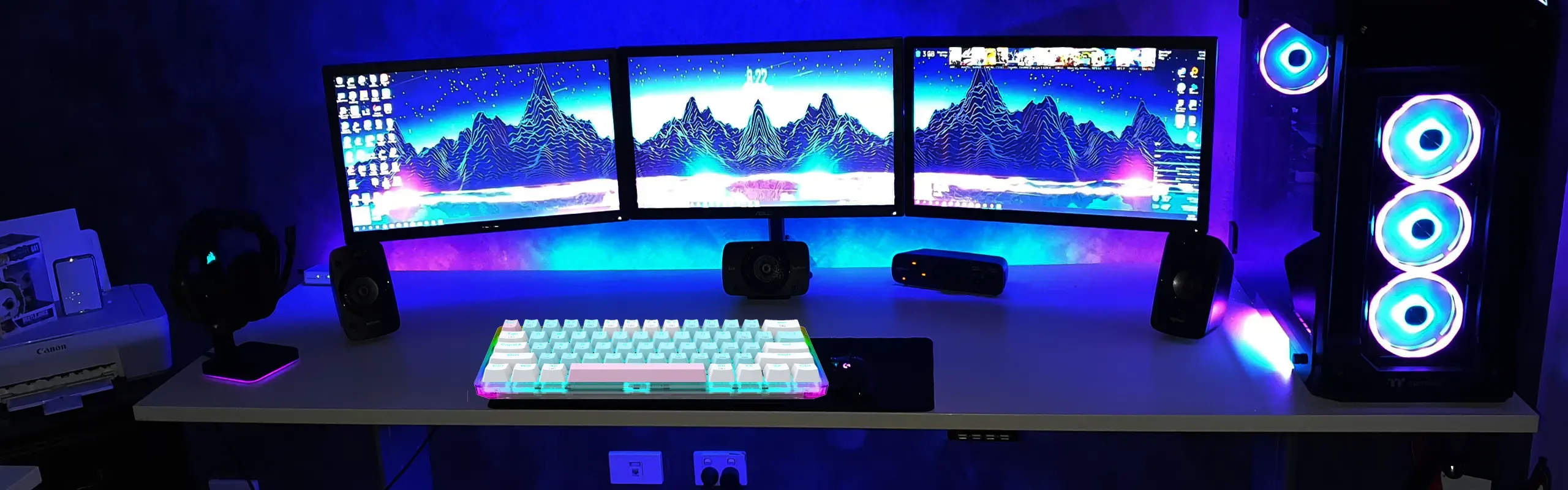 EYOOSO Z11T Mechanical Gaming Keyboard for Gamers with Ergonomic design RGB lights unique bicolor mold keycaps N-keys rollover keyboard with switches Wired USB interface