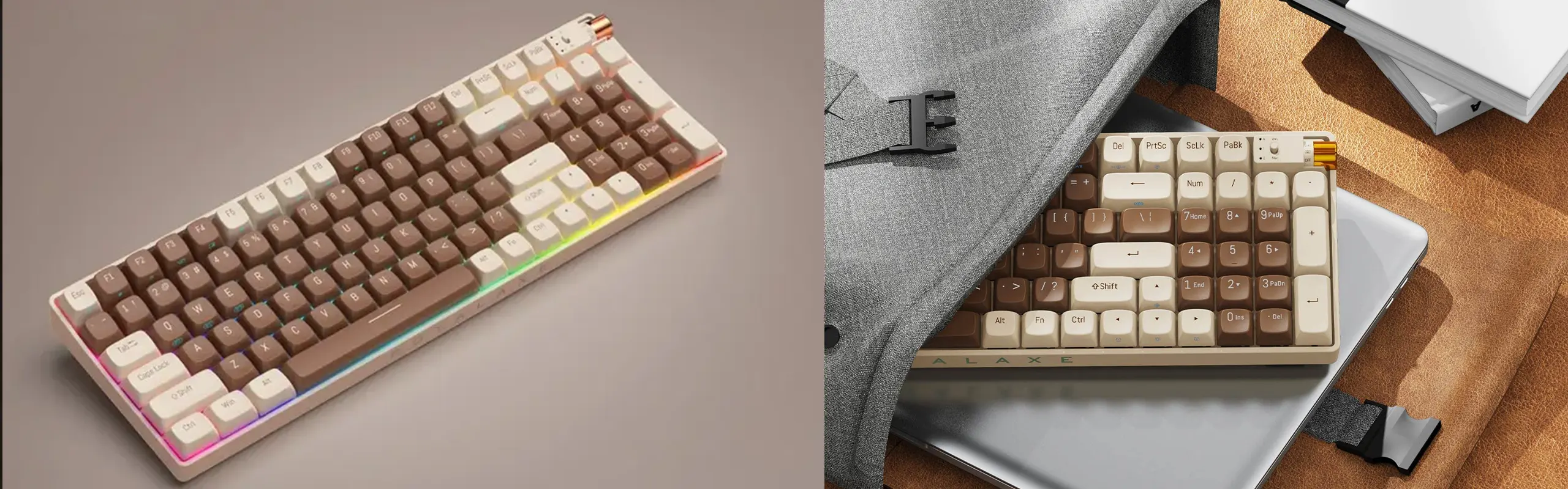 Royalaxe R108 three-mode mechanical keyboard wireless bluetooth hot-swappable