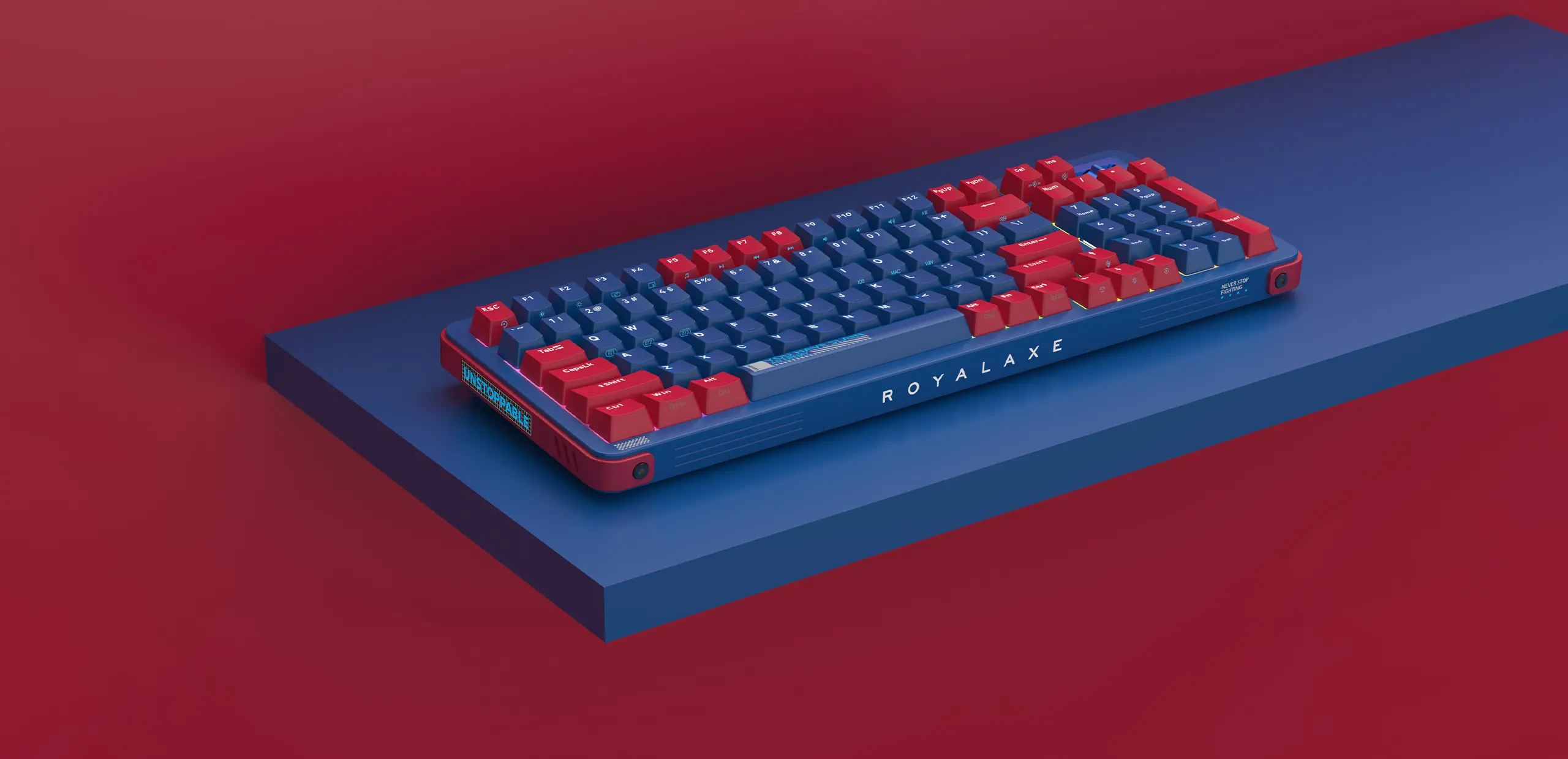 Royalaxe Y98 - 98keys Hot-swappable mechanical gaming keyboard Triple modes bluetooth3.0/5.0/USB-C/2.4Ghz with 18+4RGB Back light/TTC Gold Switch V2/4000mAH/Windows/MAC/Android/IOS